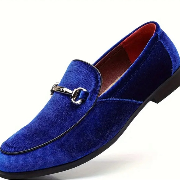 Men's Solid Penny Loafers, Breathable Lightweight Anti-skid Slip On Shoes - Picture 5 of 6